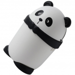 Panda Trash Can Garbage Bin Tin for Bathroom Waste Basket Office Desk With Lid Pp