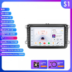 Ossuret 8 2 Din multimedijos grotuvas Volkswagen Golf 5 Transporter VW Passat B6 Polo Jetta Skoda Seat automobiliams, su Android 13, i&scaron;maniuoju Carplay, automobilio radijo imtuvu, GPS S1 8Core 3G 32G