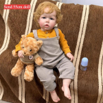 55/70cm Žavingas Reborn Kūdikis Lėlė Liam Realisti&scaron;ka 3D Auk&scaron;tos Spalvos Tapyba Simuliacinė Lėlė Mink&scaron;tu Audiniu Kūnas Naujagimių Lėlės Vaikams &Scaron;ventinė Dovana 55cm