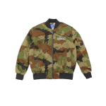 Adidas Originals Stovimos apykaklės Patogus Kvėpuojantis Patvarus Striukė Vyri&scaron;ka Striukė Camouflage-Green AB7671 S