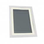 Priekyje atidaromas vaikų meno rėmelis, keičiamas vaikų meno kūrinių eksponavimo rėmelis, aliejinių paveikslų laikymo dėžė, baltas balta