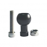 17mm/25mm rutulinės galvutės adapteris Lengvas reguliavimas M6/M8/M10 varžtas Rutulinės galvutės adapteris Telefono laikiklis Automobilio laikiklio priedai 17mm M6