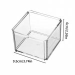 Arbatos mai&scaron;elio laikymo dėžutės stalčiaus tipas Kavos kapsulių rū&scaron;iavimo dėžutė Akrilo sandarus laikymo stiklainis su dangteliu arbatos kavos cukraus talpykla