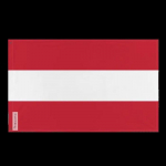 Vėliava - Austrija - 160 x 240 cm - Poliesteris - Spausdinimas i&scaron; abiejų pusių - Metalinės kilpos