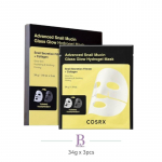 COSRX Advanced Snail Mucin Glass Glow Hydrogel Mask 34g x 3pcs 34g x 3pcs