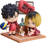 Kozume Kenma ir Kuroo Tetsuro plastikinė dažyta baigta figūrėlė Qset+ Haikyu!! ne masto beige