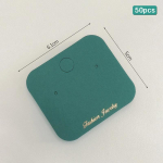 50 vnt. Paprastos popierinės etiketės kortelės Rankų darbo dovanų etiketės Papuo&scaron;alai Ekrano kortelės Plaukų segtukai Plaukų aksesuarai Sulankstomos pakuotės kortelė