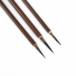 3 vnt. &bdquo;Weasel Hair Hook Line Fine Paint Brush&ldquo; kaligrafijos teptuko ra&scaron;iklis, stacionarus