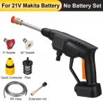 21V 10000mAh Belaidis Auk&scaron;to Slėgio Plovimo Įrenginys Pur&scaron;kimo Vandens Pistoletai Automobilių Plovimo Slėgio Vandens Antgalis Valymo Ma&scaron;ina Akumuliatoriui Only machine