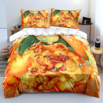 Spausdintas patalynės komplektas vaikams 3 dalys karali&scaron;ko dydžio lovos komplektas pagalvės užvalkalas suaugusiam vaikui lovos užtiesalas miegamasis dovanoms EU Twin 135X200cm