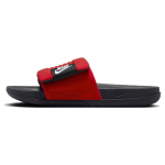Nike Offcourt Adjust &Scaron;lepetės University Red Black Vyri&scaron;ki Sportbačiai Balti DQ9624-600 40