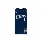Nike Dri-FIT 2023-24 Los Andželo Clippers City Edition James Harden Letter Print Crew Neck Basketball Jersey Unisex mar&scaron;kinėliai Mėlyni DX8535-419 XL