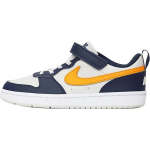 Nike Court Borough Low Recraft PS Midnight Navy Orange Peel Vaikų sportbačiai Mėlyni &Scaron;viesiai Rūdys-Medienos Ruda Balta DV5457-126 28