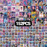 K-POP DEMONŲ MEDŽIOTOJAI Fotokortelių rinkinys (36 holografinės kortelės + 36 fotokortelės Purikura stiliumi 36 + 80 lipdukų) &ndash; 152 lapai (Jokių dublikatų)