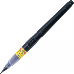 Kuretake Brush Extra Pen, Ra&scaron;alas, Pigmentas, Plonas, Ne. 24, DL152-24B juoda