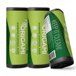 Origami &scaron;iuk&scaron;lių mai&scaron;ai &scaron;iuk&scaron;liadėžei - Dideli 24 X 32 colių | 15 mai&scaron;ų ritinyje (3 vienetų pakuotė, Juoda), 45 vienetai