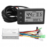 36V 48V 250W 350W 15A be&scaron;epetėlis variklio valdiklis LCD866 ekrano skydelis Elektrinio dviračio be&scaron;epetėlio valdiklio rinkinys