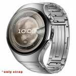 Titano apyrankė Huawei Watch 5 46MM be tarpų, prabangi metalinė apyrankė Huawei Watch 5 42mm, verslo greito atsegimo apyrankė Huawei Watch 5 46mm sidabras