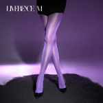 Laimi Runsi 'Thunder God' Glossy Sheer Pantyhose L