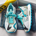 Mados dizainerio vyri&scaron;ki batai I&scaron;tirpsta Stori batai Laisvalaikio sportbačiai Vyrams Platforma Tendencija Stambūs sportbačiai Vaik&scaron;čiojimo batai 39 ežero mėlyna spalva