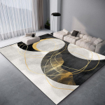 Modernus lengvojo prabangos kilimas svetainei Geometrinė apdaila Namams Didelio ploto kilimai 200x300 Miegamojo Sofos Mink&scaron;tas neslystantis kilimėlis Plaunamas 100*200cm