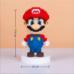 Juokingi Super Mario Mikro Statybiniai Blokiniai Figūrėlės Skeletas Mario Yoshi Luigi Bowser Broliai Blokiniai Dėlionės Surinkimo Žaislai Vaikui Dovana No Box red