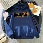 Japonijos Anime Haikyuu Manga Spaudiniai Džemperiai Vyrams Naujos Mados Džemperis Hip Hop Vilnos Džemperiai Apvalia Kakle Siuvinėti Puloveriai Mieli Drabužiai 3XL