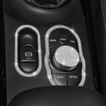 Car Center Multimedia Electronic handbrake P Button Trim Frame Cover For BMW MINI Cooper Clubman Countryman F54 F55 F56 Option 1