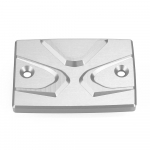 Skirta Yamaha FZ6R Fazer FZ6 R FZ 6R 2017 2016 2015 2014 2013 FZ6R 2009-2017 motociklo priekinio stabdžių skysčio rezervuaro alyvos dangtelis sidabras