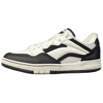 Li Ning Wave PROS Abrasion Resistant Slip Resistant Low top Skateboard Shoes Women's Black White AEPV036-2 37
