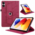 Dėklas Xiaomi Redmi Pad 2 Pro dėklas 12,1 colio 360 besisukantis apverčiamas stovas plan&scaron;etės Funda for Redmi Pad 2 Pro dėklas Dangtelis 2025 Redmi Pad 2 Pro 12.1 raudona