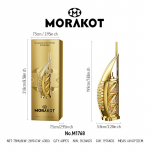 MORAKOT Golden Parfum, Prabangus unisex kvapas, įkvėptas Dubajaus dangaus linijos, &Scaron;iltas santalas ir sūrios jūros natos, Ilgai i&scaron;liekantis parfumas, 75ml