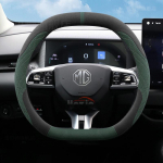 Suede odos automobilio vairo apdangalas, skirtas MG ZS HS ES5 2025, Automobilio interjero aksesuarai