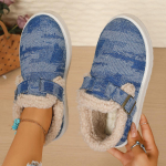 Didelio dydžio moteri&scaron;ki žieminiai &scaron;ilti sniego batai su pamu&scaron;alu, neper&scaron;lampami ankle boots, neslystantys lauko batai, žygio, alpinizmo sportiniai batai 36 mėlyna