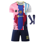 Messi Atminimo Vaikų Futbolo Mar&scaron;kinėliai 110-120cm Daugiaspalvis Kvėpuojantis Greitai Džiūstantis Poliesteris YSHT 110-120 CM įvairiaspalvis