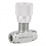 Hidraulinis srauto reguliavimo vožtuvas 1/4 colio 5800PSI Legiruotojo plieno droselinis atbulinis vožtuvas hidraulinei alyvai, dujoms alloy steel