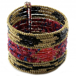 Les Tr&eacute;sors De Lily [N8249] - Bracelet cr&eacute;ateur 'Katmandou' rose dor&eacute; ry&scaron;kiai rožinė