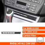 Skirtas BMW X3 E83 2004 2005 2006 2007 2008 2009 2010 Anglies pluo&scaron;to lipdukas Centrinio valdymo pavarų dėžės i&scaron;leidimo angos interjeras automobiliui 12