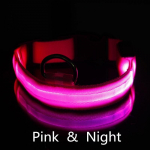 LED lemputė Naktinė sauga &Scaron;viečianti sportinė antkaklis &scaron;unims Katėms Nailono naminių &scaron;unų antkaklis, &scaron;vytintis tamsiai kačių antkaklis LED &scaron;unų antkaklis &scaron;unų priedai 1PC
