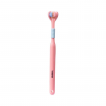 Health Cleaner Tripusis mink&scaron;tų plaukų dantų &scaron;epetėlis Itin plonų mink&scaron;tų &scaron;erių suaugusiųjų dantų &scaron;epetėlis Burnos priežiūros saugus dantų &scaron;epetėlis Oralinis rožinė