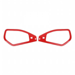 Automobilio stogo rago puo&scaron;ybos dangtelio lipdukas, skirtas Jeep Wrangler JL, skirtas JT Gladiator 2024 Up ABS vidaus priedams raudona