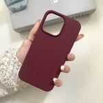 Tamsiai violetinis skystas silikoninis telefono dėklas, skirtas iPhone 15 Pro Max 14 13 12 11 Pro Max XR XS X 15ProMax pilnas apsauginis dangtelis iPhone 15 Pro Max