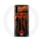 Coque pour Huawei P30 Stranger Things Saison 4 Affiche Art Equipages de la Nouvelle Th&eacute;orie
