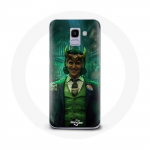 Coque pour Samsung Galaxy J6 2018 Loki Thor Ragnarok avec Casque Affiche Personnage S&eacute;rie Saison 1