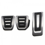 Nerūdijančio plieno automobilių pedalai, skirti VW Seat Leon 5F MK3 2013-2019 MK4 2020 - 2022 LHD Golf MK7 7 VII 2014-2021 MT