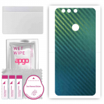 apgo Protective Skin Sticker for the back compatible with TP-Link Neffos N1, Wrap Film, Foil, Vinyl - Pattern Carbon Chameleon CAKA1