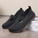 Moteri&scaron;ki laisvalaikio plok&scaron;čiapadžiai užsegami megzti kvėpuojantys vasariniai vaik&scaron;čiojimo batai Lengvi skraidyklės Patogi suknelė plok&scaron;čiapadžiai Batai Apvalūs baleto batai moterims