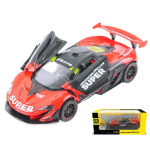1/32 &bdquo;McLaren P1 GTR Diecast&ldquo; automobilio modelio žaislas, i&scaron;traukiama žaislinė transporto priemonė su garsu ir &scaron;viesa vaikams, mažiems berniukams, mergaitėms, dovanų kolekcija