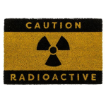 Paillasson Tapis entr&eacute;e radioactive radioactif humoristique