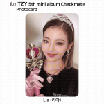 ITZY 5-asis mini albumas &bdquo;Checkmate&ldquo; Oficiali nuotraukų kortelė &bdquo;Clear Card&ldquo; speciali kortelė KPOP Lia - #02